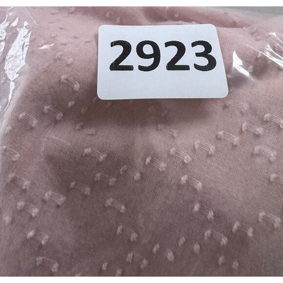 MICHAEL Michael Kors XS Peach Pink Hobnail Off Shoulder 3/4 Sleeve Shirt - Picture 10 of 10